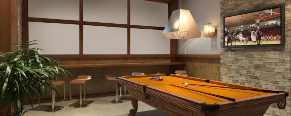Architect's Perspective of Recreation Room