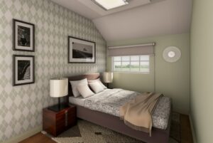 02 Ashley House - Architect_s Perspective of Bedroom