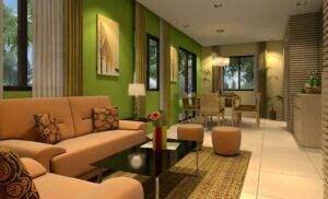 Aurora, Interior Perspective of Dining Area