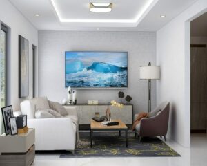 Bailey, Interior Perspective of Living Area