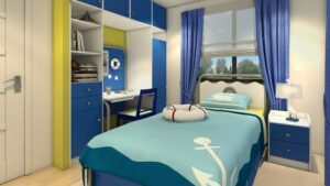 Aurora, Interior Perspective of Bedroom 2