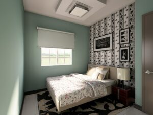 Elise with FIREWALL Bedroom 1 9-22-15