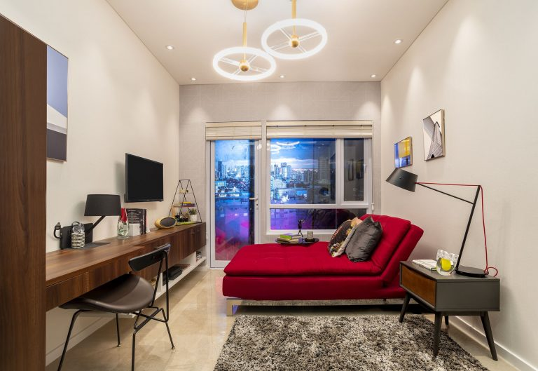 Actual photo of studio unit at Grand View Tower Showroom (Dressed-unit only)